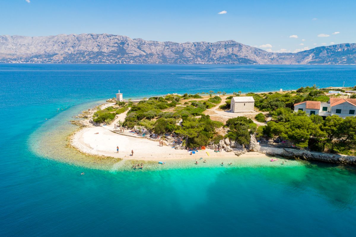 beach on the island of brac