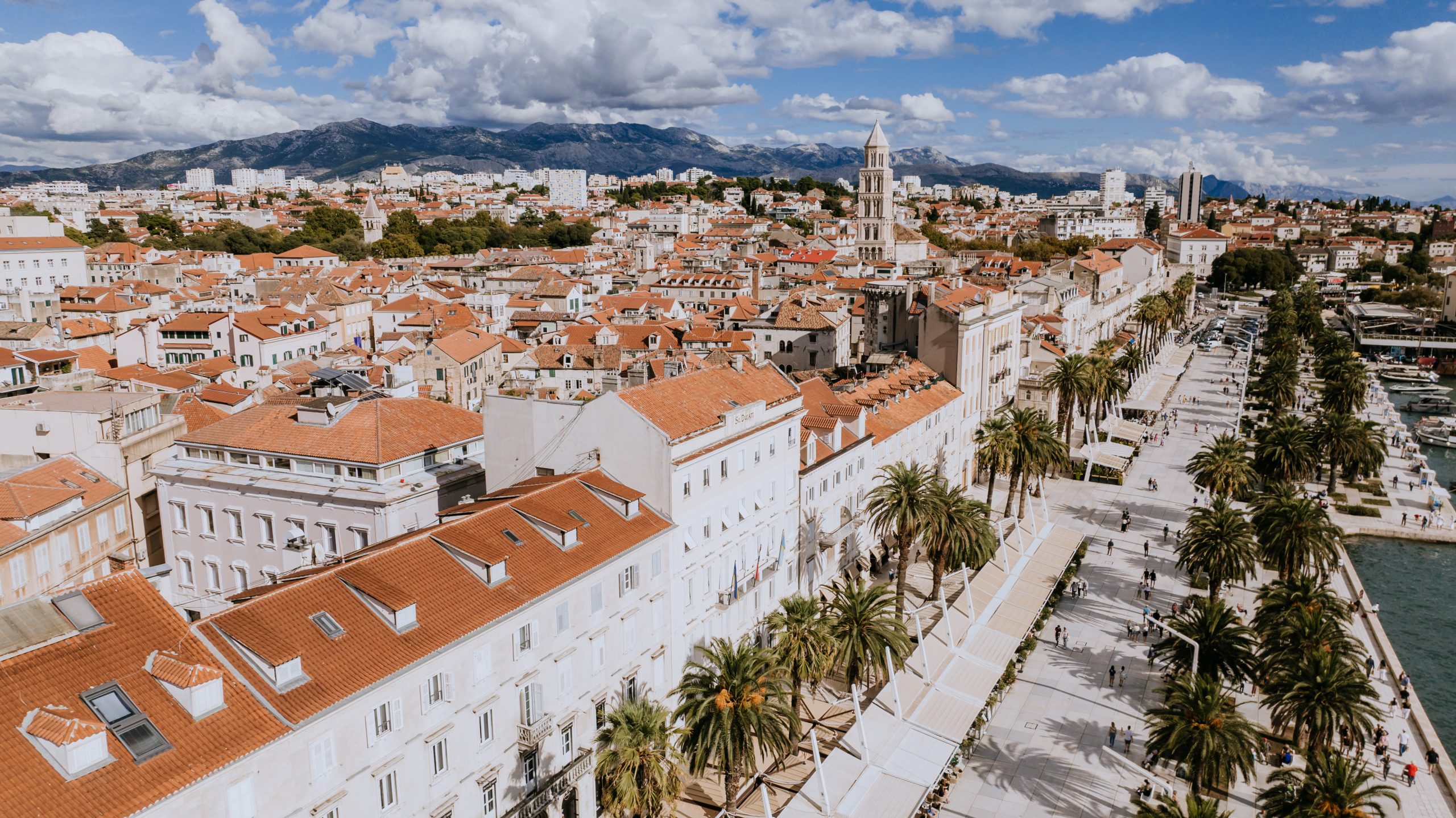 split croatia rooftops