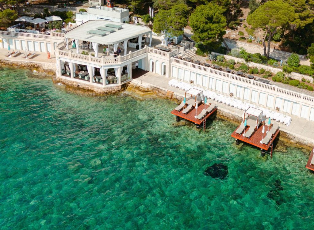 beach club hvar wedding