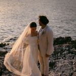 american wedding couple in croatia