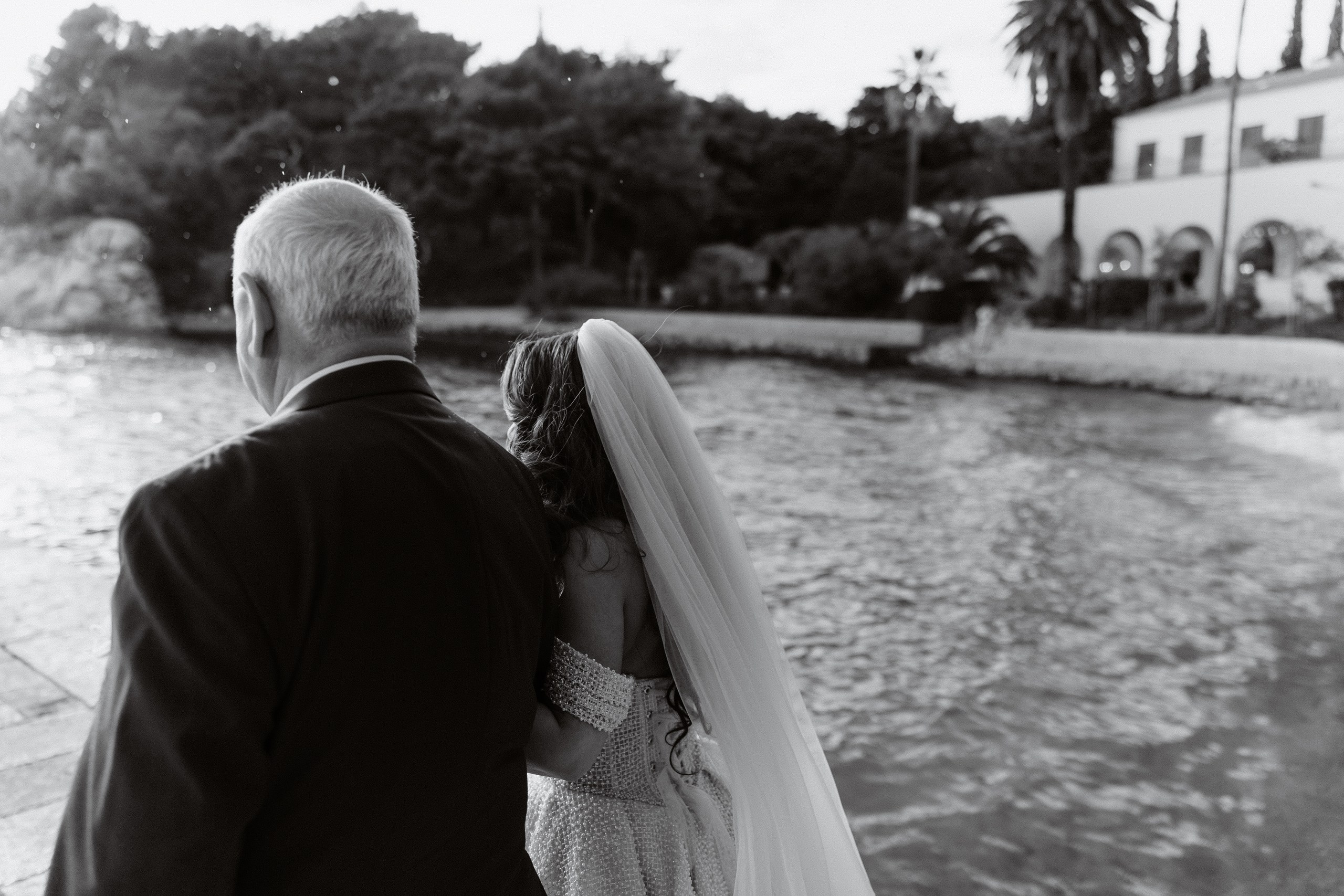 villa dalmacija bride and father