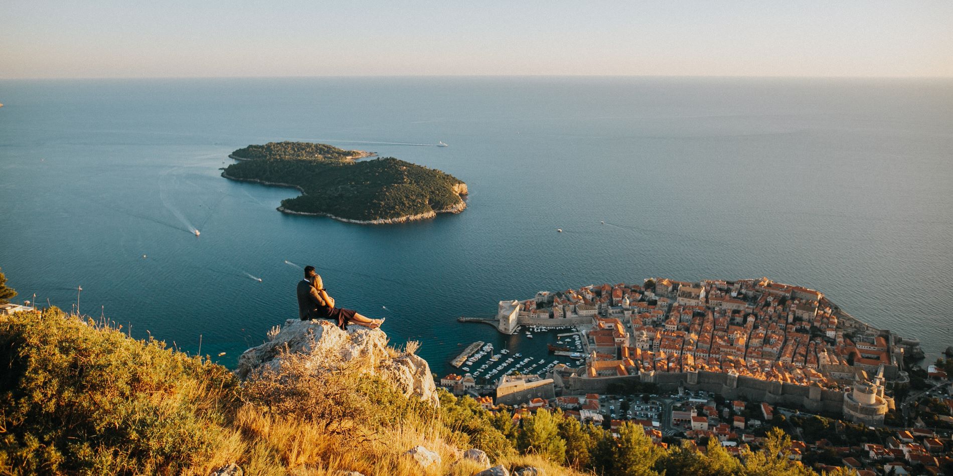 dubrovnik wedding couple