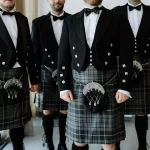 groomsman at brown beach croatia