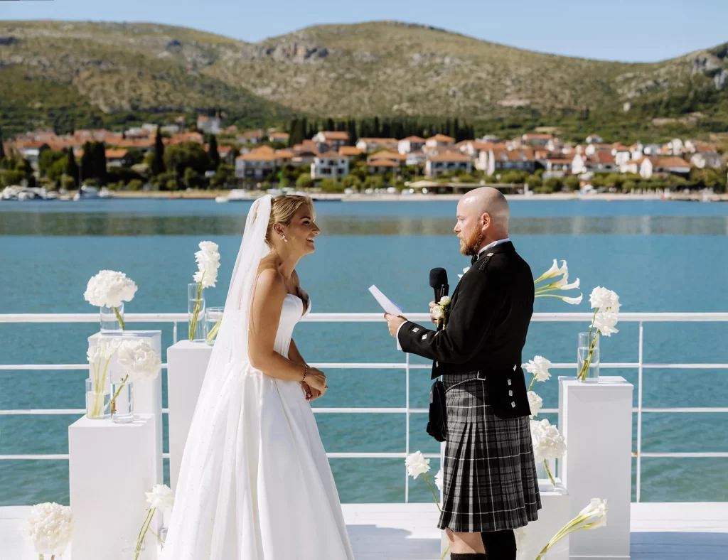 croatia wedding couple
